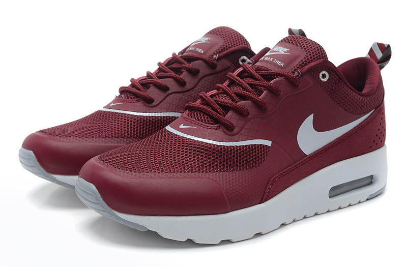 Nike Air Max Shoes Womens Dark Red/Gray Online